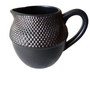 Creamer Matte Brown Stoneware  "HOME" Brand